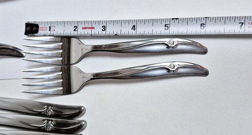 24 Pieces ~ Rogers & Bro Stainless USA, Spoons, Forks, knives Replacements - Picture 19 of 24