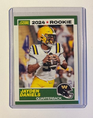 2024 Panini Score, Jayden Daniels, 35th Anniversary Rookies  RC #2 Commanders