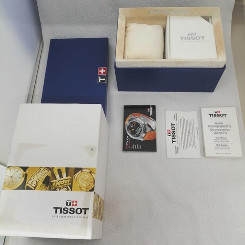 TISSOT T-Race T472 Cronógrafo Cuarzo Esfera Negra Caja Acero Inoxidable Goma - Imagen 2 de 17