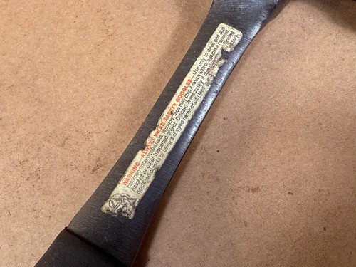 Vintage SEARS CRAFTSMAN 9-3825 16oz M Steel Shaft Rubber Grip Triple Claw Hammer - Picture 6 of 17