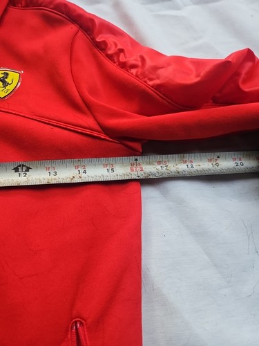 Puma Ferrari Zip Up Jacke Kinder Large Rot Polyester Porsche Lesen - Bild 5 von 8