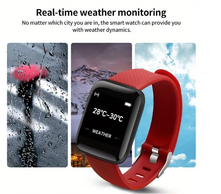 Smart Watch For Men/Women,Waterproof Sport Smartwatch Bluetooth iPhone Samsung - Image 3 of 3