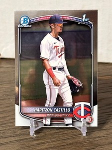 2025 Bowman Chrome HARITZON CASTILLO Twins 1st PROSPECT RC #BCP-161