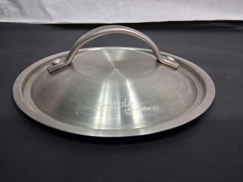Simply Calphalon Stainless Steel Metal Lid Only Replacement 6" Out 5 5/8" In - Picture 5 of 7