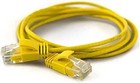 wantecWire Extra Slim CAT.6 UTP Patch Cable Length 1.5 m Yellow yellow Länge 1.5