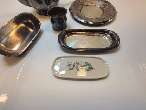 Mixed Lot of Vintage Silver-Plated Tea Service – Unique Collectible Pieces - Picture 3 of 20