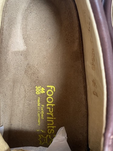 Footprints by Birkenstock Shoes Mens Size EU 46 US 13 Leather - Picture 5 of 15