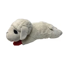 2012 Laying Lamb Chop Sock Puppet Sheep Soft Plush Stuffed Animal Toy LARGE 22"