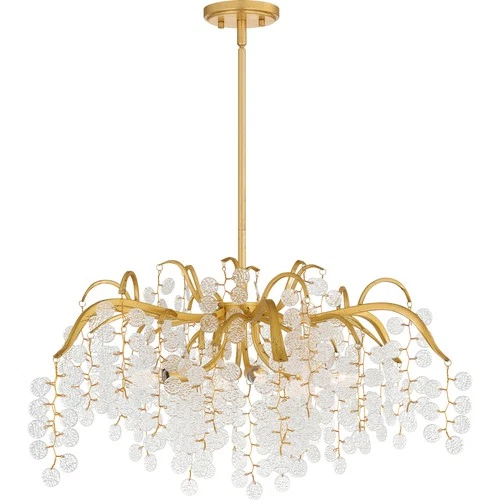 Quoizel MAP5028 Maple 6 Light 29"W Abstract Chandelier - Black - Picture 4 of 9