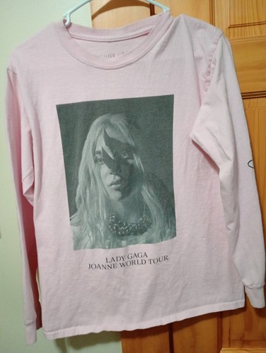 Lady Gaga Joanne Long Sleeve T-Shirt Small Baby Pink Concert 2017 Tour - Picture 7 of 7
