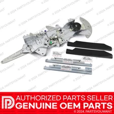GENUINE Toyota 1989-1995 4Runner OEM Rear Back Window Glass Regulator [FULL KIT]