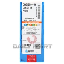 10PCS/New In Box KORLOY CNMG120404-HM NC3120 CNMG431-HM Carbide Inserts