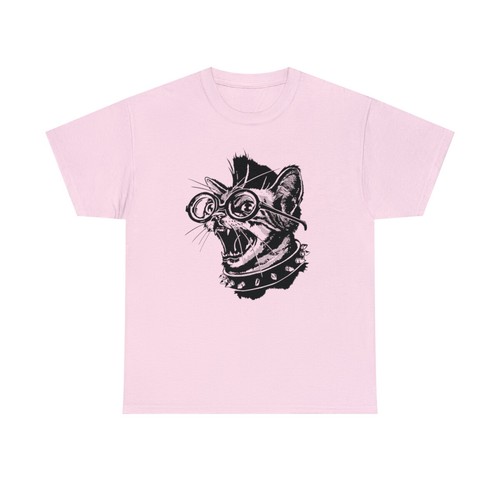 Punk Rock Cat | Unisex | Algodón pesado | Camiseta | Amante de los gatos - Imagen 76 de 86