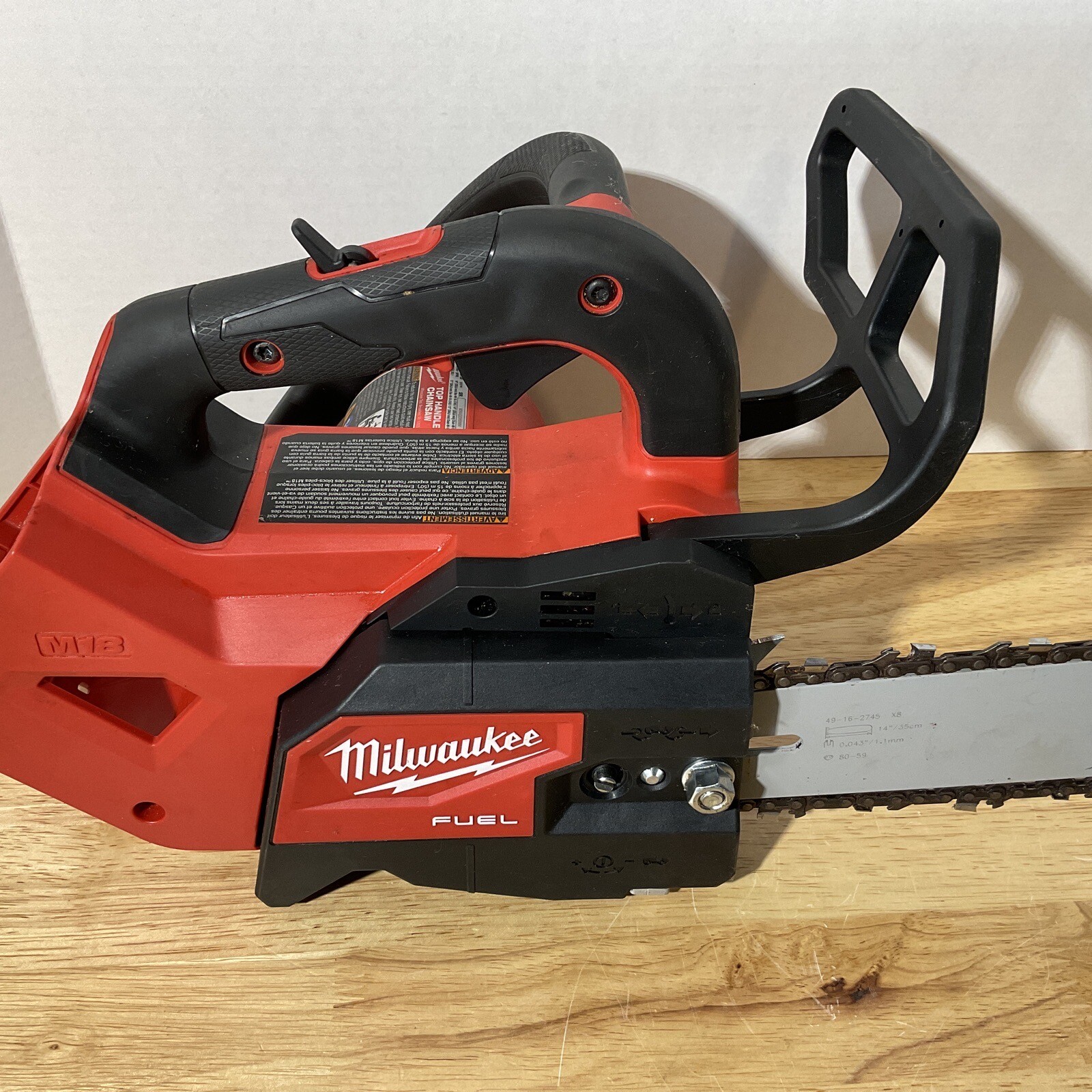 Milwaukee 282620T M18 FUEL 14" Top Handle Brushless Chainsaw TOOL