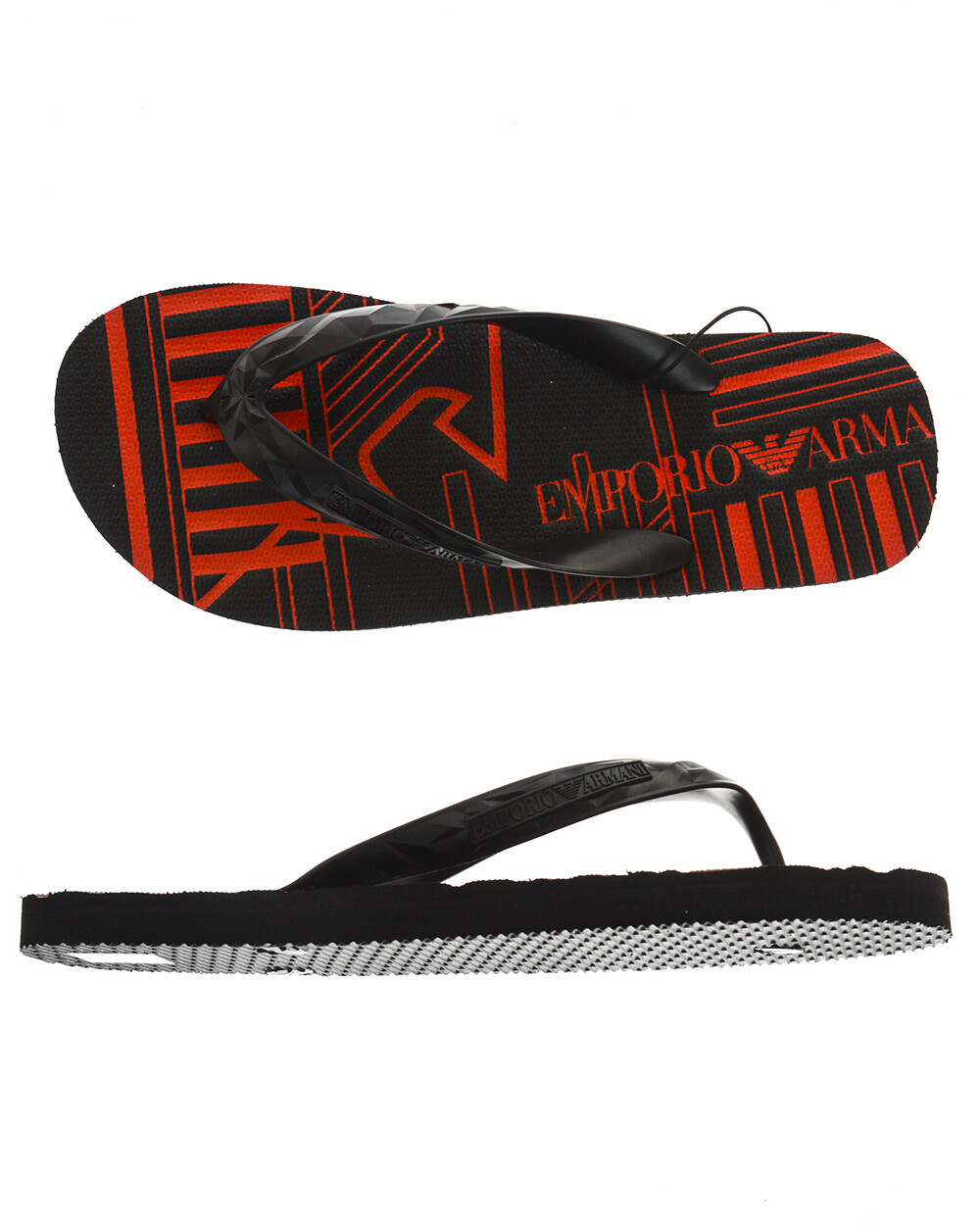 Infradito Ciabatte Emporio Armani Flip Flops hombres negro X4P070XD127 2 Infradito Ciabatte Emporio Armani Flip Flops hombres negro X4P070XD127 2