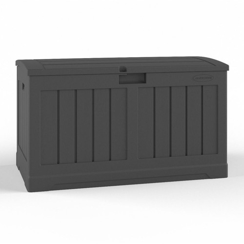Suncast 50 Gallon Medium Resin Outdoor Storage Deck Box with Lid, Peppercorn - Picture 11 of 11