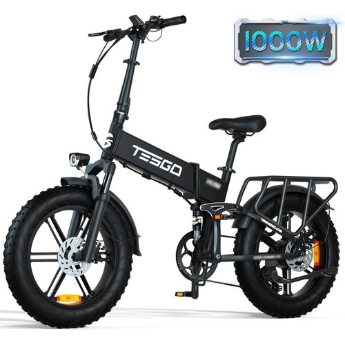 20'' Folding Electric Bicycle 750W 4.0 Fat Tire E-Bike 48V/17.4Ah 40km/h 7-Speed - Bild 3 von 12