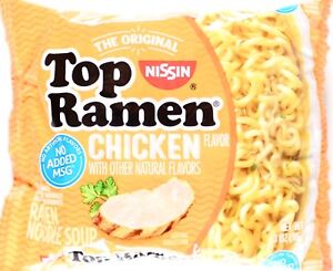 Nissin Ramen Noodle Soup The Original Top Ramen Chicken Flavor 48 Packs Ebay