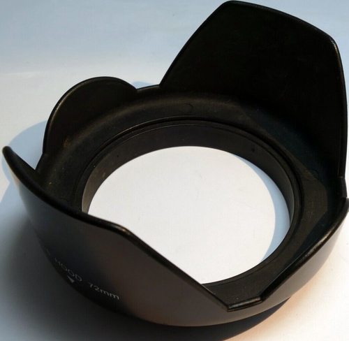 72mm Plastic Lens Hood Shade threaded