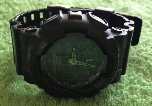 RARE Green Dial Casio Men's G-Shock WR20BAR Watch Needs New Battery & NICE! - Picture 11 of 12