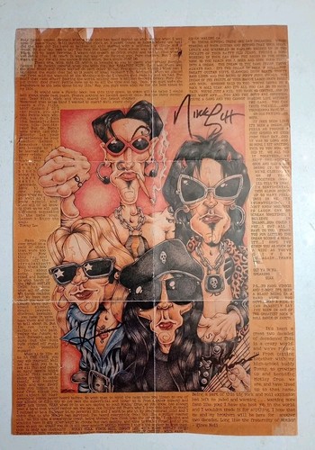 Nikki Sixx Nick Mars Vince Neil Tommy Lee MOTLEY CRUE signierte CD Greatest Hits - Bild 1 von 18