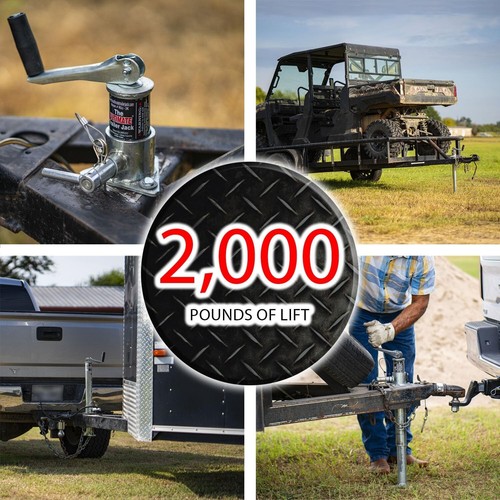 The Ultimate Trailer Jack RDJ-2K A-Frame, Topwind Jack - 2,000 Lb - 27-1/2" Lift - Picture 6 of 7