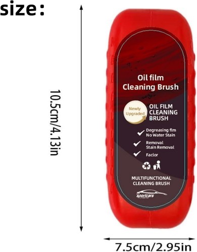 2× Automotive Oil Film Cleaning Brush Glass Board Car Windshield Cleaning Brush - Picture 12 of 16