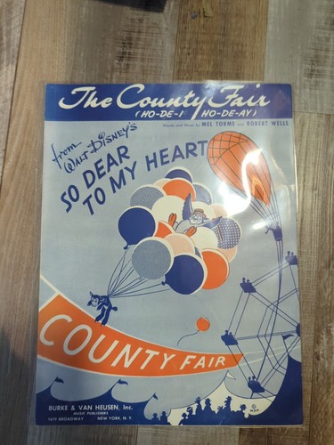 Partituras de Disney 1948 The County Fair de So Dear To My Heart - Imagen 1 de 2