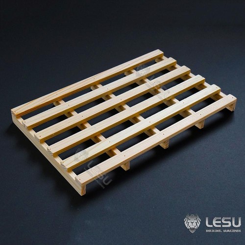 LESU Wooden Support Plate Pallet for 1/14 RC Hydraulic Forklift Aoue LD160S - Picture 4 of 9