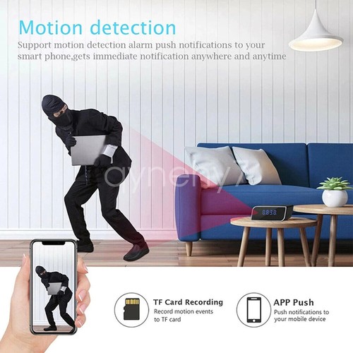 4K 1080p HD Mini WiFi Camera with Night Vision, Motion Detection Remote View LOT - Picture 9 of 25
