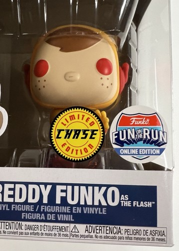 Funko Freddy Funko as The Flash SE Funko Fun On The Run Chase LE 2023 Protector - Picture 4 of 9