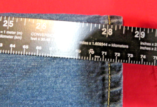 Levi’s 514 Straight Leg Reg Fit Boys Sz 18 29X29 (29x28.5) Dark Wash Jeans EUC - Picture 8 of 8