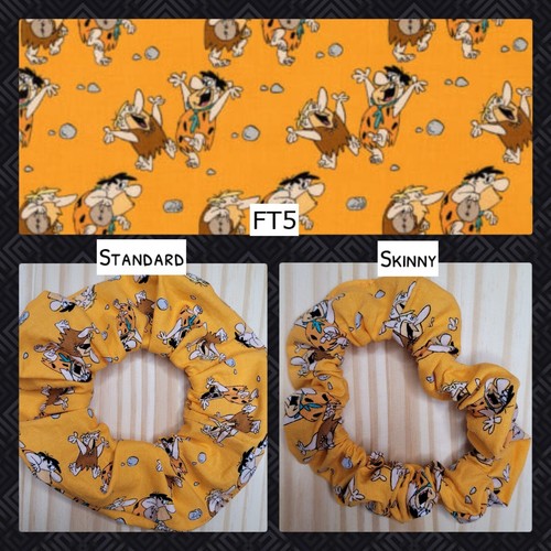 Picapiedra Scrunchies | Hecho a mano en EE. UU. | Silicona elástica de larga duración - Imagen 8 de 9