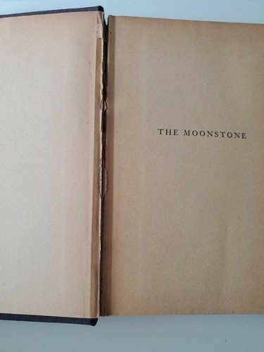 THE MOONSTONE: Wilkie Collins. 1800s HC Antique - Foto 5 di 6