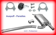 Mittelschalldämpfer Auspuff für Audi A4 (B5) 1.6 Limo 8D2 & Avant 8D5 + Anbaukit