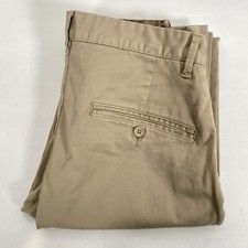 Connor Mens Straight Chino Beige Stretch Pants Size 28 Very Good JJL9
