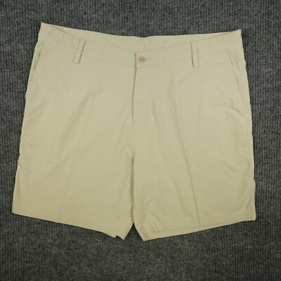 TASC Performance Shorts Mens 42 Khaki Chinos Lightweight Bamboo Blend Outdoors