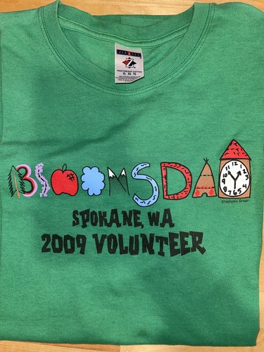 Vintage Bloomsday Spokane Wa 2009 grün T-Shirt & Sweatshirt Konvolut groß - Bild 5 von 10