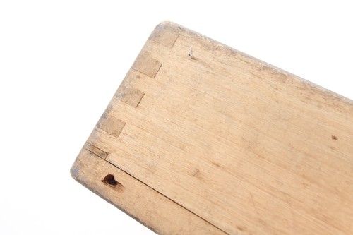 alte Holzkiste 19cm x 19cm x 8,5cm kleine Kiste Holz Vintage - Bild 13 von 16