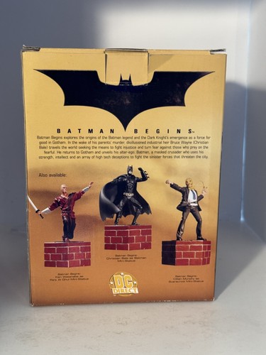 BATMAN BEGINS CHRISTIAN BALE MINI-STATUE DC Direct 4" Tall NEW - Picture 5 of 7