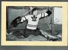 1944/64.  Beehive  Group 2.  Hockey Photo.   Turk Broda.    Maple Leafs     EX