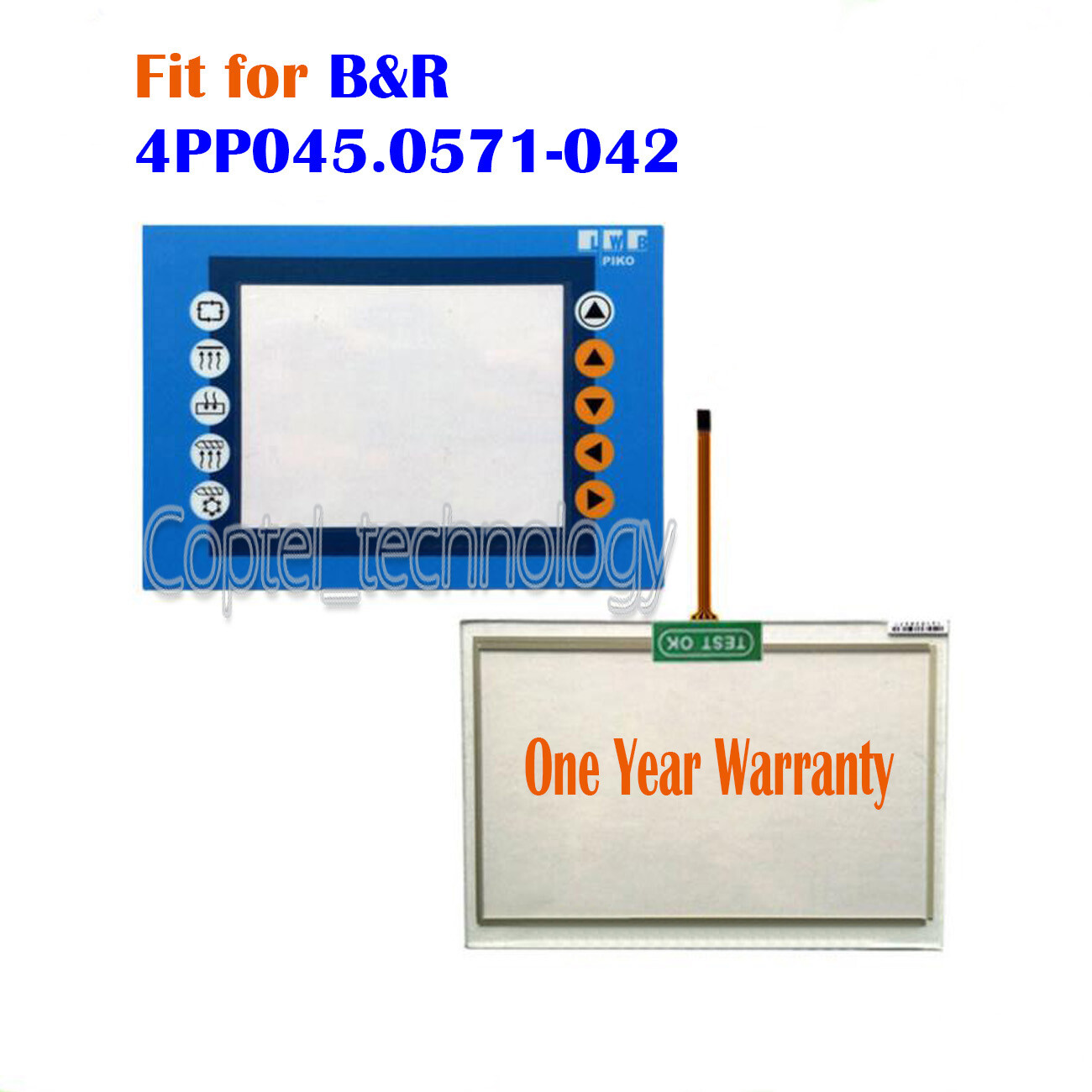 New for B&R 4PP045.0571-042 4PP045-0571-042 Touch Screen Glass + Predective Film New for B&R 4PP045.0571-042 4PP045-0571-042 Touch Screen Glass + Predective Film