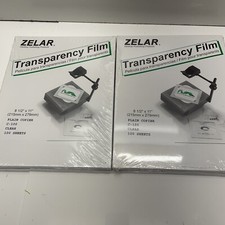 Zelar Transparency Film 8 1/2 X 11” -2 Boxes 
