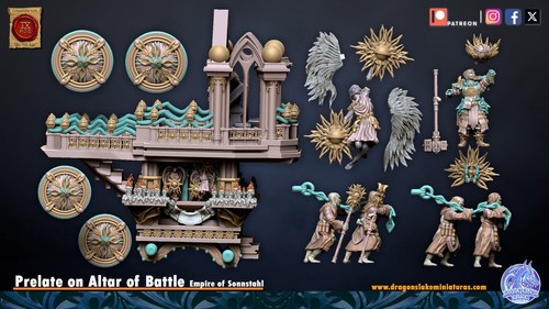 Prelate in Altar- DragonsLake Miniaturas - Picture 2 of 7