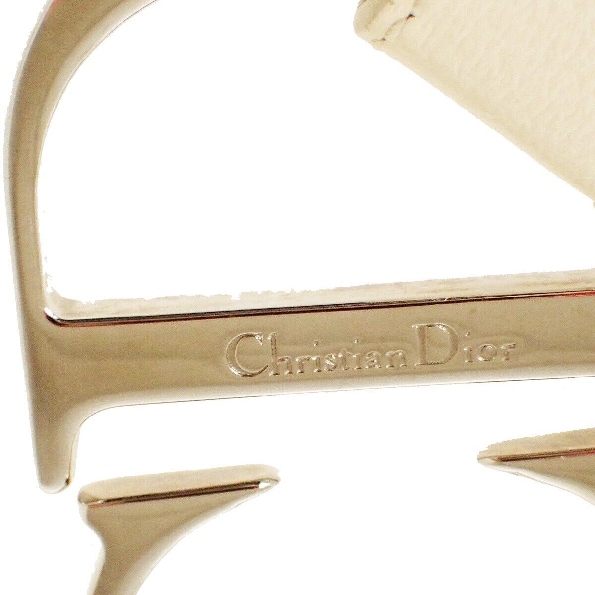 CHRISTIAN DIOR Logo Flower Trotter Pattern Buckle Belt CHRISTIAN DIOR Logo Flower Trotter Pattern Buckle Belt