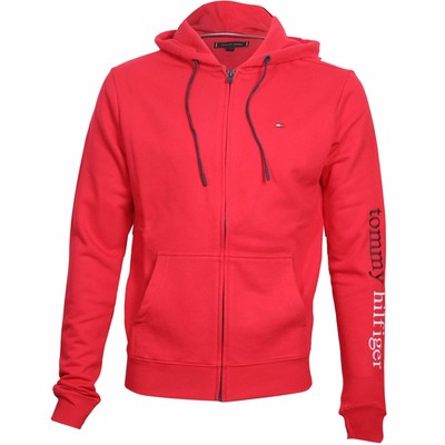 tommy badge organic cotton hoody