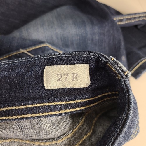 BKE Buckle Sabrina Jean 27x27 Regular Stretch Low Rise Distressed Thick Stitch - Picture 11 of 15