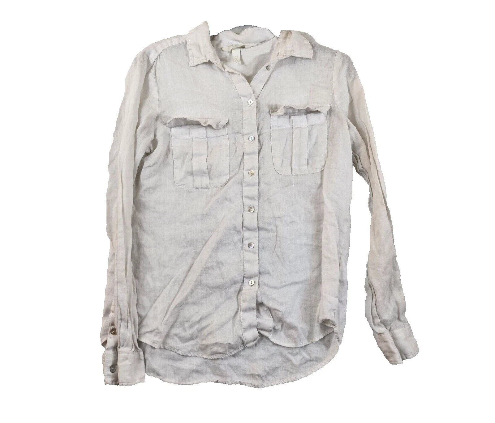 Camisetas H&M lino blanco para De mujer