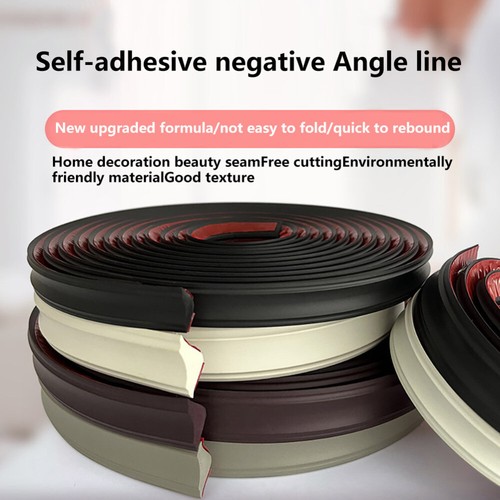 5M Self-adhesive Wall Inner Corner Trim Molding Line Ceiling Edge Caulk Strip - Picture 2 of 17