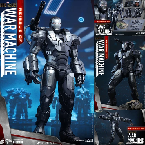 Hot Toys 1/6 War Machine Mk1 MMS331-d13 Iron Man 2 Die-cast Mark 1 Figura ¡Regalo!